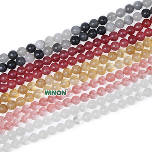 ลูกปัด<span class=keywords><strong>ซิทริน</strong></span>ธรรมชาติคุณภาพสูงทรงกลมสีเหลืองทอง สำหรับทำเครื่องประดับ สร้อยประคำ <span class=keywords><strong>พลอย</strong></span> ขายส่ง ขนาด 6 มม./8 มม./10 มม. - Product Image 5
