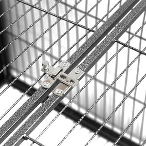 YOELLEN vente en gros grand jardin à usage domestique grand noir en acier métal fer double porte poule petit parc pour animaux de compagnie lapin <span class=keywords><strong>cage</strong></span> à vendre - Product Image 4