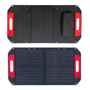 Pannello Solare Monocristallino Pieghevole da <span class=keywords><strong>40W</strong></span> per Ricarica Telefoni - Soluzione Portatile per Esterni con Sconto - Product Image 1