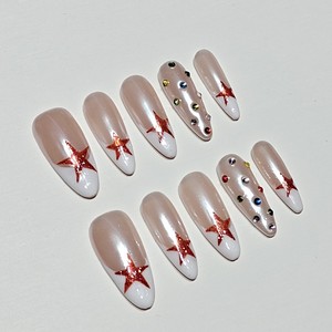Muhaha Trend Design Brand Press-to-Extend Amande Nail <span class=keywords><strong>Tips</strong></span> - Product Image 1