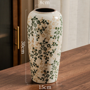 <span class=keywords><strong>Vase</strong></span> <span class=keywords><strong>en</strong></span> <span class=keywords><strong>porcelaine</strong></span> bleu et blanc rétro haut de gamme, nouveau style chinois, pour fleurs fraîches, culture aquatique, arrangement floral, <span class=keywords><strong>vase</strong></span> de table - Product Image 6
