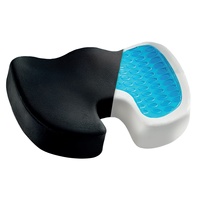 Coussin de siège ergonomique en gel mousse à mémoire de forme 45D personnalisé OEM, antidérapant, respirant, avec support coccyx et poignée, vente en gros, marque privée
