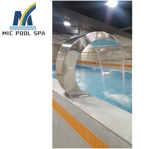 Rideau de cascade en acier inoxydable, de <span class=keywords><strong>piscine</strong></span>, pour <span class=keywords><strong>douche</strong></span>, nouveau Design, livraison gratuite - Product Image 5