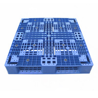 Palettes en plastique industrielles à double face, durables, de grande taille, en HDPE, robustes, écologiques, empilables et retournables, 4 voies, 1000*1000*150 mm
