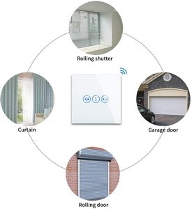 Bingoelec ม่านอัจฉริยะสำหรับหน้าต่างบ้านหน้าต่างแบบสัมผัส2000วัตต์ม้วนชัตเตอร์ได้จาก WiFi - Product Image 2