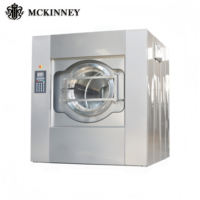 Grande machine à laver pour hôtel, 50 kg, 100 kg, 120 kg, lave-linge industriel en acier inoxydable à chargement frontal, extracteur de linge commercial