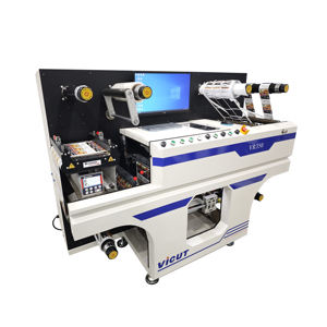Ligne de fabrication d'étiquettes adhésives grand format multifonctionnelle puissante, contrôlée par PLC Delta, avec quatre postes extensibles en tungstène - Product Image 3