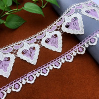 Élastique Décoratif Volant Tissé Élastique Dentelle Dentelle Tissu Broderie Élastique Bande