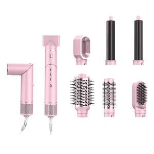 Cepillo multifuncional <span class=keywords><strong>5</strong></span> <span class=keywords><strong>en</strong></span> <span class=keywords><strong>1</strong></span> Secador de pelo Rizador Cepillo de aire caliente de soplado profesional Envolturas para el cabello Curling <span class=keywords><strong>Styler</strong></span> - Product Image 4