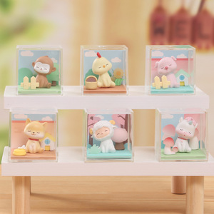 Yu Mo Forest Paradise Miniature Resin Figurines Cartoon Animal Decor Bedroom Desktop Ornaments Cute Collectible Gift - Product Image 5
