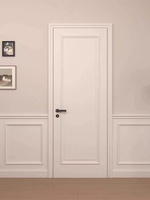 Portes intérieures commerciales modernes minimalistes en bois massif, étanches, avec insert en cristal de carbone, style ferme, à ouverture latérale