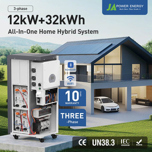 Sistema de Batería <span class=keywords><strong>Solar</strong></span> LiFePO4 de 32 kWh JApower, ESS Híbrido Trifásico Todo en Uno de 12 kW con <span class=keywords><strong>Inversor</strong></span> Híbrido Deye Integrado - Product Image 1