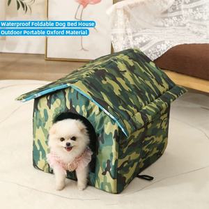 Tienda de invierno Aislamiento térmico Desmontable Plegable Nido <span class=keywords><strong>para</strong></span> gatos y <span class=keywords><strong>perros</strong></span> Refugio callejero Impermeable Casa <span class=keywords><strong>para</strong></span> mascotas al aire libre - Product Image 1