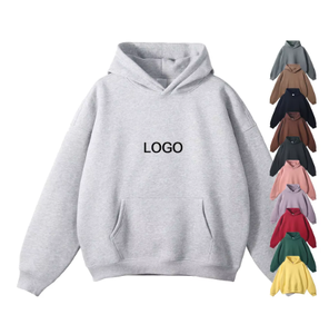 Sudadera con Capucha de Algodón Grueso de Alta Calidad para Hombre, Unisex, Talla Grande, con Logotipo Personalizado, Sudadera Lisa - Product Image 2