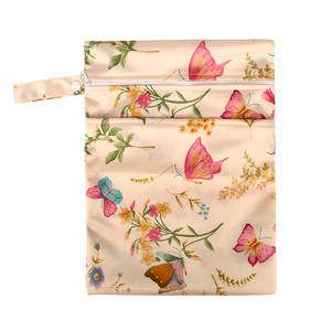 28*40cm tas penyimpanan tahan air poliester saku ganda peralatan basah kering dapat dicuci tas popok bayi grosir - Product Image 1