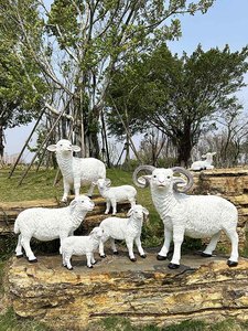 Estatua <span class=keywords><strong>de</strong></span> Cabra <span class=keywords><strong>de</strong></span> Resina Realista Hecha a Mano, Personalizable, Decoración para Jardín, Granja, Patio, Manualidades <span class=keywords><strong>de</strong></span> Animales <span class=keywords><strong>de</strong></span> Pascua, Fábrica <span class=keywords><strong>de</strong></span> Artesanías <span class=keywords><strong>de</strong></span> Ovejas - Product Image 5