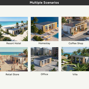 रहने के लिए तैयार फोल्डेबल टिनी होम 20 फीट 40 फीट प्रीफैब कंटेनर हाउस - Product Image 4