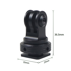 อะแดปเตอร์รองกล้องแบบ Cold Shoe อลูมิเนียมอัลลอยด์ ขาตั้งกล้องแบบปลดเร็ว - Product Image 2
