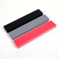 Bande magnétique pour couteaux en silicone noir mat de haute qualité de 16 pouces avec une puissante force d'attraction magnétique