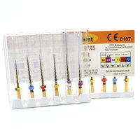 Herramienta dental con limas doradas para dentista, herramienta dental con activación por calor
