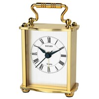 Jam Alarm Meja Antik Vintage Berbahan Logam dengan Tampilan Jarum Quartz untuk Ruang Tamu