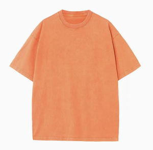 T-shirt Unisexe Personnalisé en Gros pour Hommes, Coupe Oversize, 100% Coton Tricoté Respirant, 230g, Grammage Lourd, avec Logo Frontal - Product Image 6