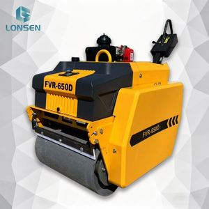 Economical VR650 <b>Mini</b> Vibratory Roller 540kg for Cost-Saving Construction - Product Image 1