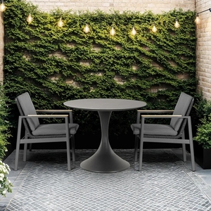 Ensemble de chaises et table de jardin en aluminium avec cordage, mobilier d'extérieur, ensemble de salle à manger pour patio - Product Image 4