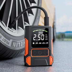 משאבת אוויר מדחס אוויר אלחוטי מיני אופניים חשמלי עם מתנפחים צמיגים לרכב נייד דיגיטלי - Product Image 1