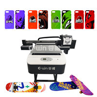 Printer UV Flatbed Otomatis Gwin 6090uv Ukuran 60X90 Kecepatan Cetak 9m/jam Digital 3D Embossed Keramik Kaca Harga Pabrik