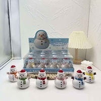 Jouet Squishy Croustillant de Noël, Bloc de Construction en Beurre, Père Noël, Squishy Croustillant Multi-Styles, Jouet Anti-Stress, Boîte Mystère, Cadeau
