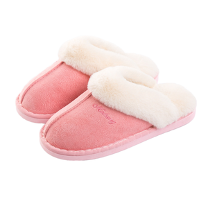 Mujer Otoño Invierno TPR Memory Foam Faux Suede Upper Fluffy Soft Warm Antideslizante Cozy Plush Slip House para interior - Product Image 3
