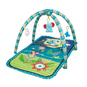 Konig Kids Musical Newborn Crawling Baby Activity Gym Tummy Time Mat With Hanging Toys Baby Gym Play Gym