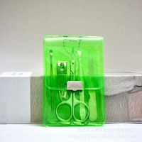 Kit de soin des ongles en acier allié écologique personnalisable en 5 pièces, ensemble de manucure de voyage, cadeaux publicitaires promotionnels