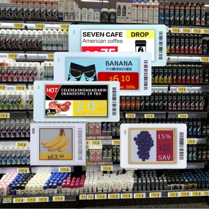1.8 inch Retail Store System ESL Solution Multi Size 4-color E Ink Display Price Tag ESL Electronic Shelf Labels by Gateway - Product Image 1