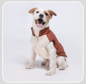 Manteau de <span class=keywords><strong>pain</strong></span> réfléchissant pour chien de loisirs d'hiver solide Morandi veste pour chien écologique col debout pour petits grands chiens - Product Image 1