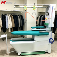 Station de repassage industrielle professionnelle avec pistolet de dépoussiérage et souffleur pour atelier de nettoyage à sec