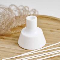 50ml 100ml luxe vide porcelaine voiture diffuseur maison arôme parfum huile roseau diffuseur bouteille en verre avec bâtons