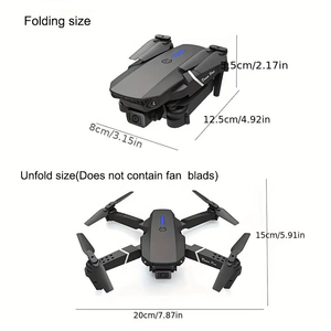 Toy <b>Drone</b> 1080P HD WIFI FPV <b>With</b> Wide Angle Quadcopter Remote Control <b>Mini</b> Helicopter <b>Drone</b> <b>With</b> Dual <b>Camera</b> - Product Image 6