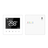 Thermostat intelligent Tuya pour chauffage au sol électrique compatible Wi-Fi, écran tactile LCD moderne, température programmable