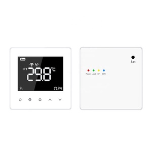 Tuya maison intelligente chauffage au sol <span class=keywords><strong>électrique</strong></span> <span class=keywords><strong>chauffe</strong></span>-<span class=keywords><strong>eau</strong></span> Thermostat moderne LCD écran tactile Programmable température 230v hôtels - Product Image 4