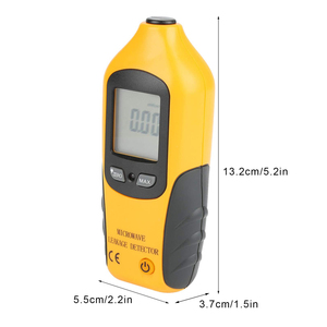 Độ nhạy cao 0 ~ 9.99mW/cm2 kỹ thuật số bức xạ Meter lò vi sóng rò rỉ Meter Detector Tester với báo động - Product Image 2