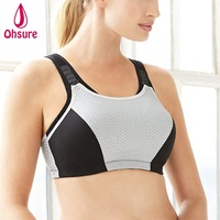 Nouvelle arrivée High Impact Glamourous Womens Double Couche Custom Summer Sports Bra Fitness