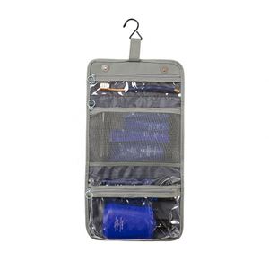 Wholesale Custom Logo Small Travel Toiletries <b>Organizer</b> Bag Oxford Material Fashion <b>Cosmetic</b> Makeup Bag - Product Image 1