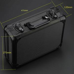 Vetrina portatile a 24 slot valigia da viaggio in alluminio orologio scatola per orologi imballaggio valigetta per orologi - Product Image 5