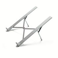 Support portable multifonction en alliage d'aluminium pour ordinateur portable, réglable en hauteur, pliable, support de bureau, fixation pour tableau de bord, pour utilisation sur bureau
