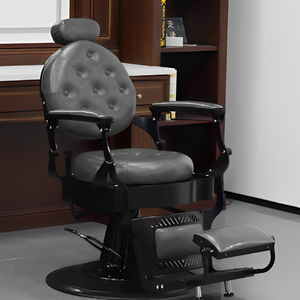 Bestseller High-End Liegestuhl für Männer Komfortable 360 Grad gedrehte Kunstleder Beauty Salon Möbel - Product Image 2