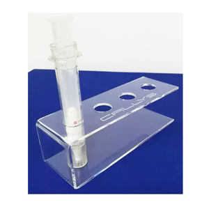 Commercio All'ingrosso della fabbrica 4 Foro a forma di C Chiaro Lucite Composito Siringa Display Rack Acrilico Siringa Supporto - Product Image 1