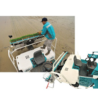 Haute performance équitation paddy planteuse de riz transplanteur de riz