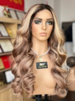 Perruque Lace Front HD 13x5 SHY en Cheveux Humains Bruts, Densité 180, Ligne de Cheveux Naturelle, Vente en Gros, OEM ODM